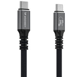 Wozinsky WPS-UY42S USB-C Thunderbolt 4 Kabel 240W 2m 4K - sort