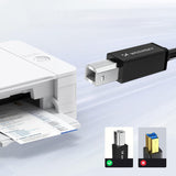 Wozinsky WKDDY3S USB-B - USB-A 480Mb/s Kabel 2m - sort