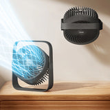 Rtako WD0Y6S Dual Impeller Mini Fan 3600mAh - sort