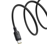Baseusky Silky Series 100W USB-C - USB-C 1m Kabel - sort