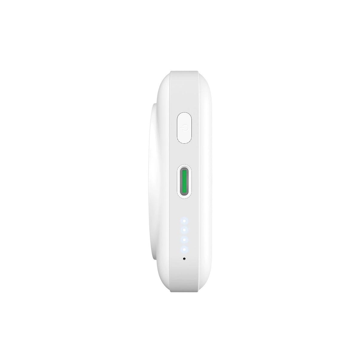 Puro 10000mAh MagSafe Wireless Power Bank med Aluminium Stativ - Hvid