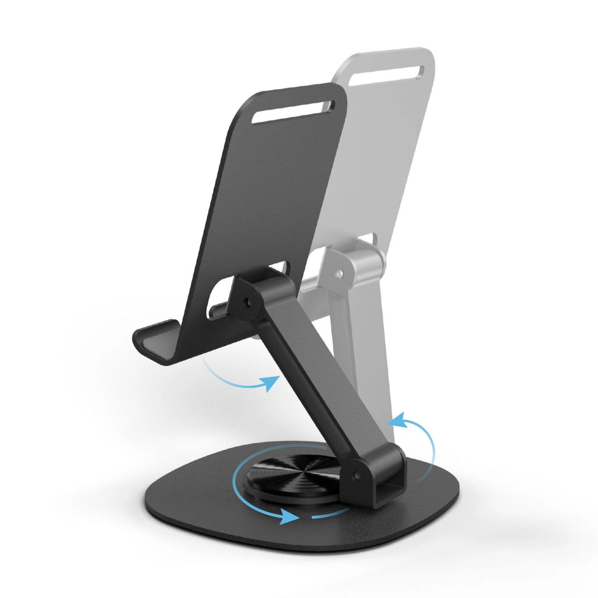 Puro Tilt Pro Aluminium Telefon/Tablet Stativ - Mørkgrå