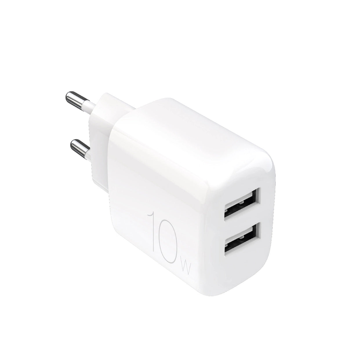 Puro PROLITE 10W 2x USB-A vægoplader - hvid