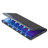 Ny Sleep Case med flap og stand til iPhone 16e / 17e - sort