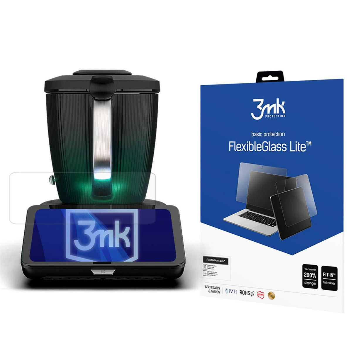 Hybridglas 3mk FlexibleGlass Lite til Thermomix TM7