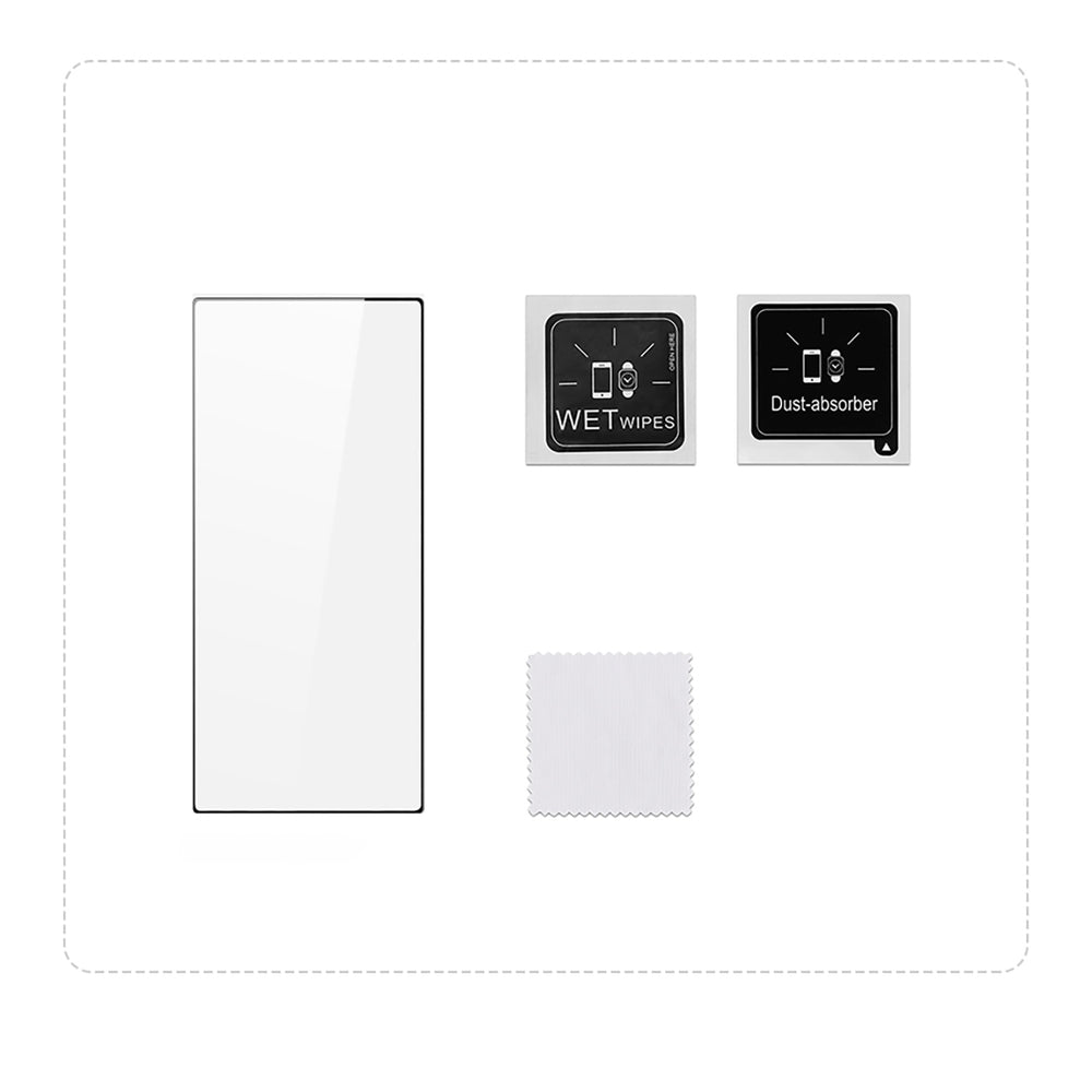Dux Ducis Privacy Hæmt glas til Samsung S25 Ultra - sort ramme