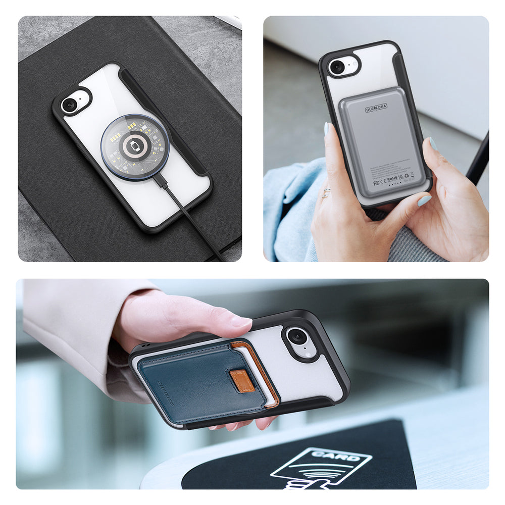 Dux Ducis Skin X Pro Case med MagSafe til iPhone 16e - sort