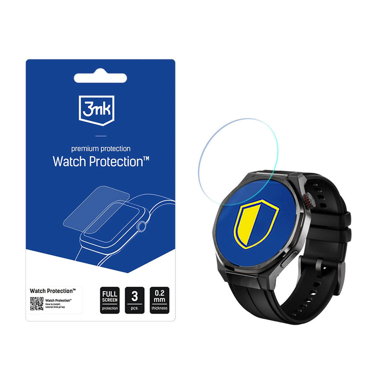 Smartwatch skærmbeskytter Glas 3mk Watch Protection FleksibelGlass til Honor Watch 5 Ultra