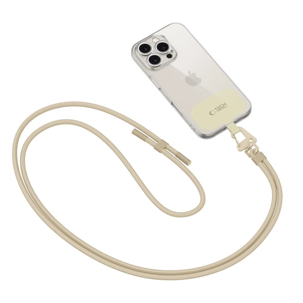 Tech-Protect C5S Rope Crossbody Strap Leash - beige
