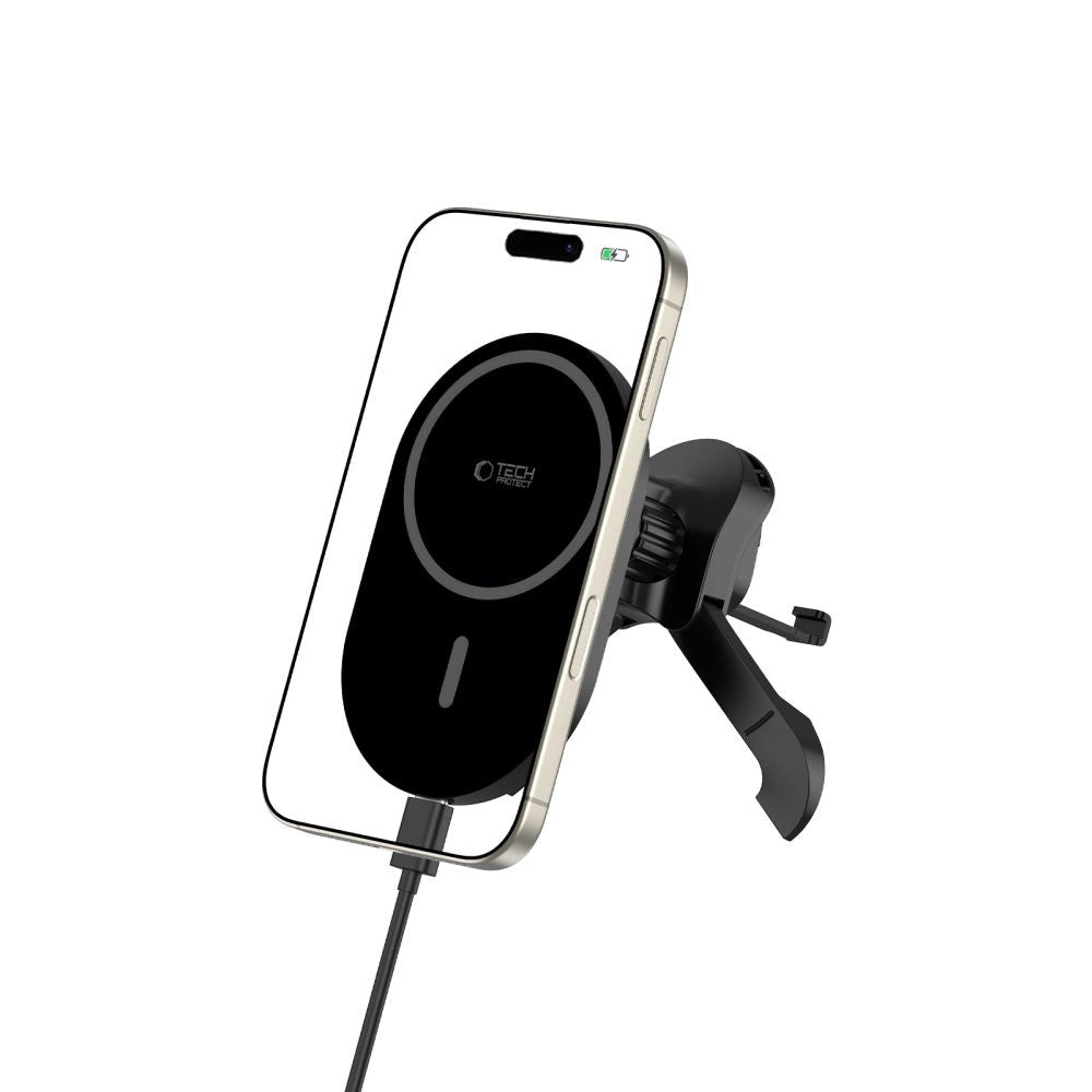 Tech-Protect MM15W-V6 Magnetisk MagSafe Car Air Vent Holder - sort