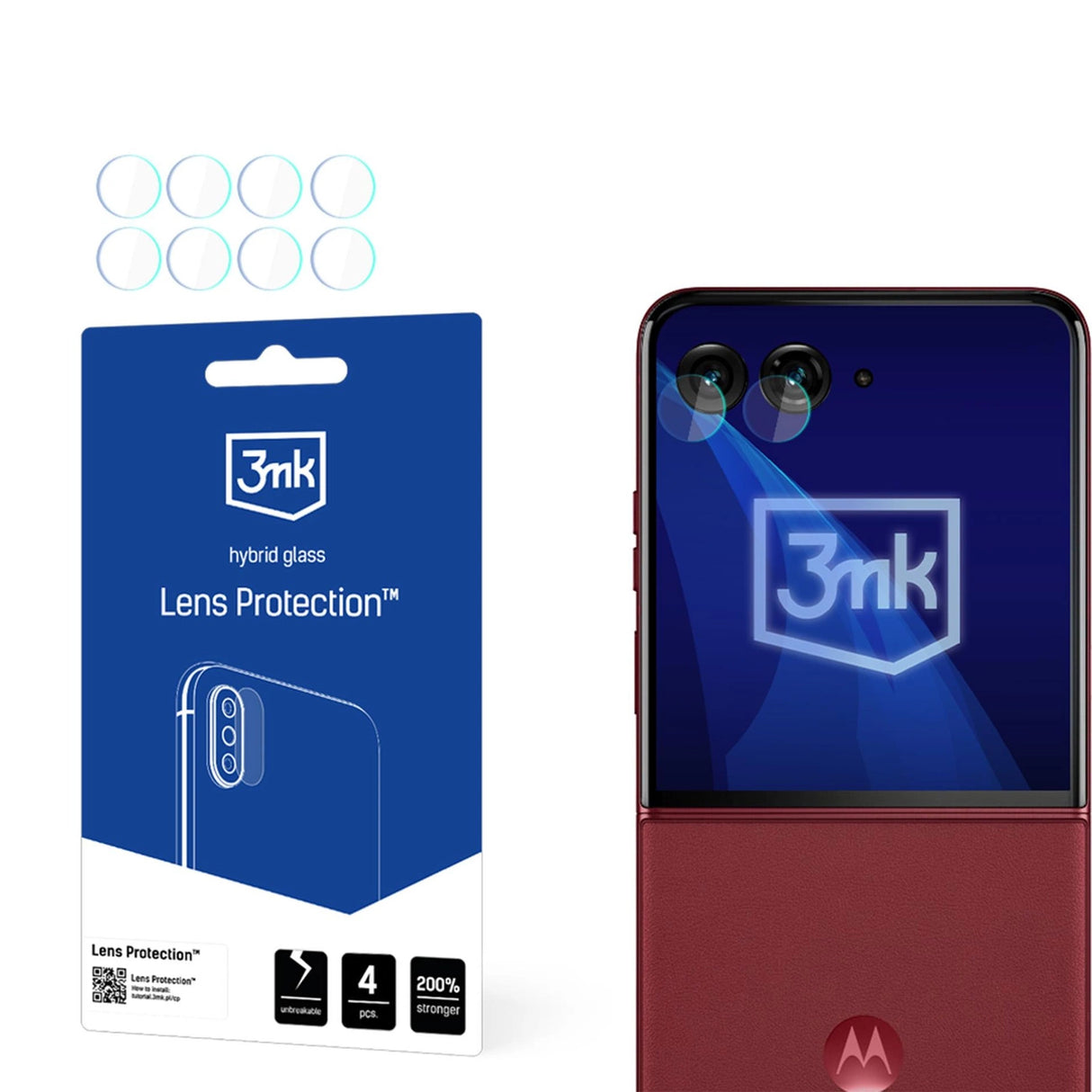3mk Lens Protection Camera Glass til Motorola Razr 60 Ultra