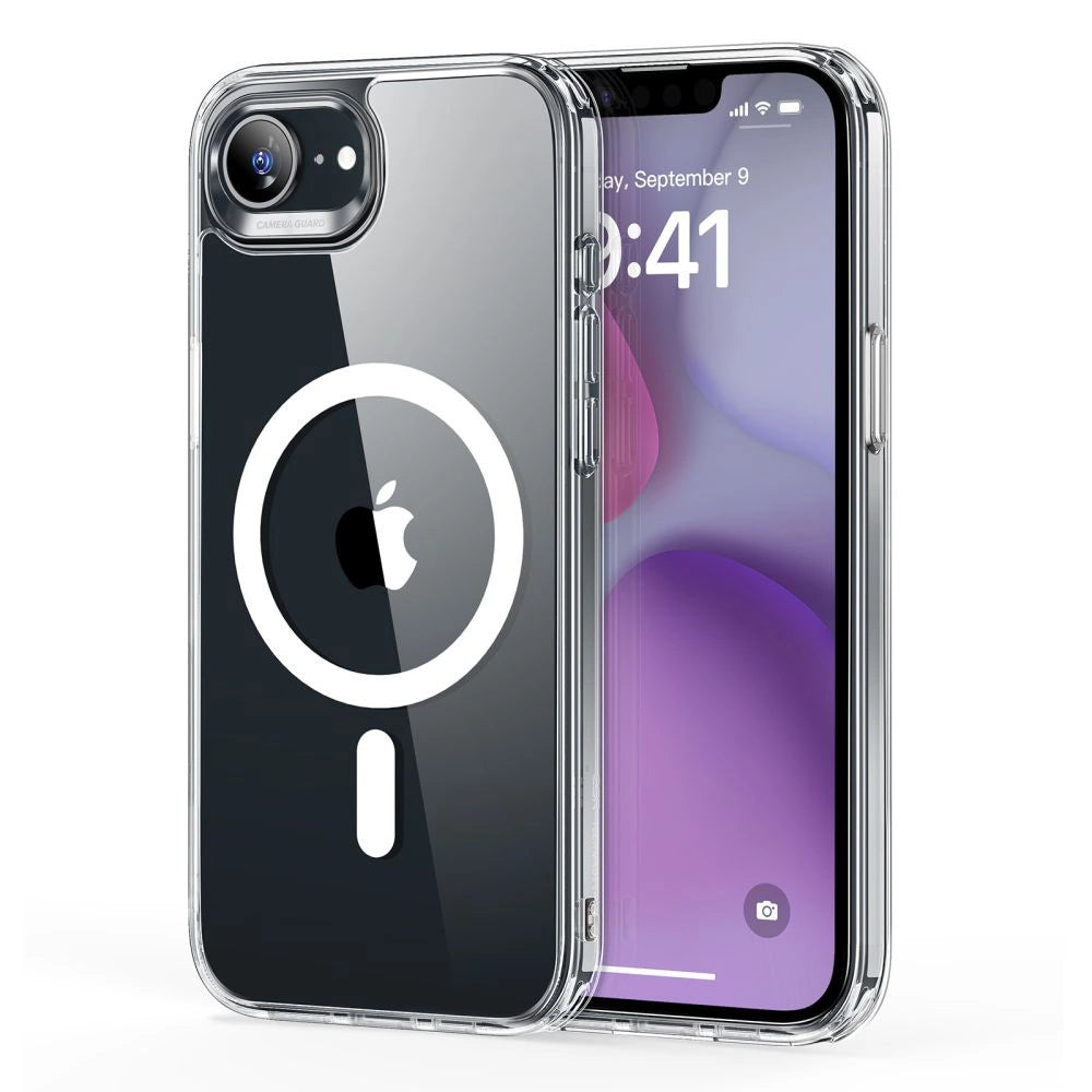 ESR Classic Hybrid Halolock MagSafe iPhone 16e Case - klar