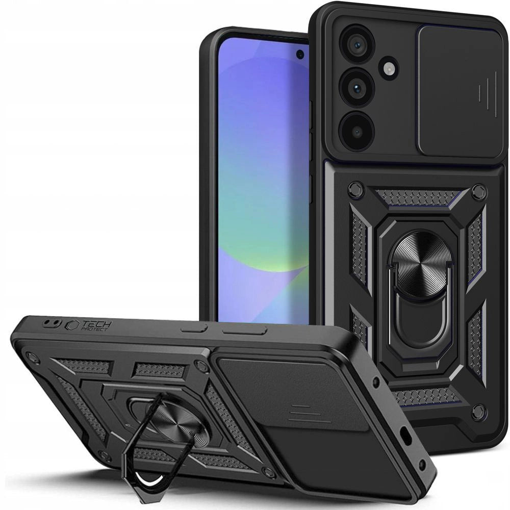 Tech-Protect CamShield Pro Case til Samsung Galaxy A36 5G - sort