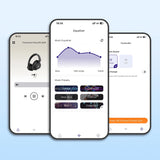 Tronsmart SOUNFII Q20S Hybrid ANC trådløse hovedtelefoner med aktiv støjreduktion - sort