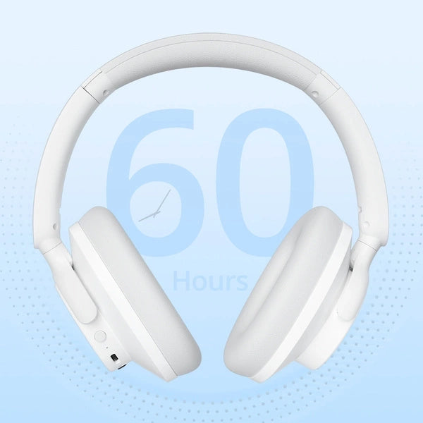 Tronsmart SOUNFII Q20S Hybrid ANC trådløse hovedtelefoner med aktiv støjreduktion - hvid