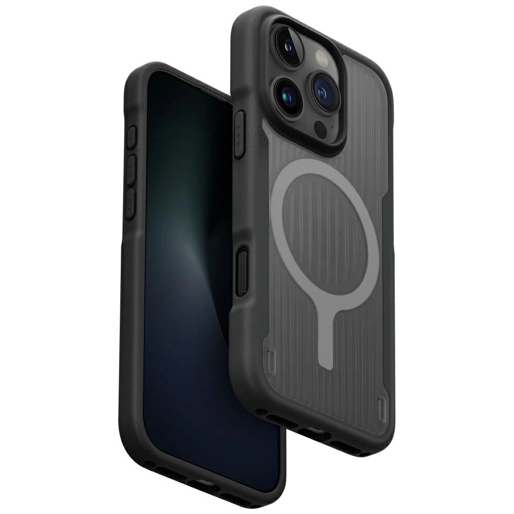 Uniq Combat Active Magclick opladningsfoder til iPhone 16 Pro Max - sort