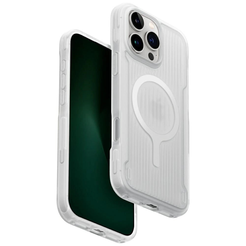 Uniq Combat Active Magclick opladningsfodral til iPhone 16 Pro Max - hvid