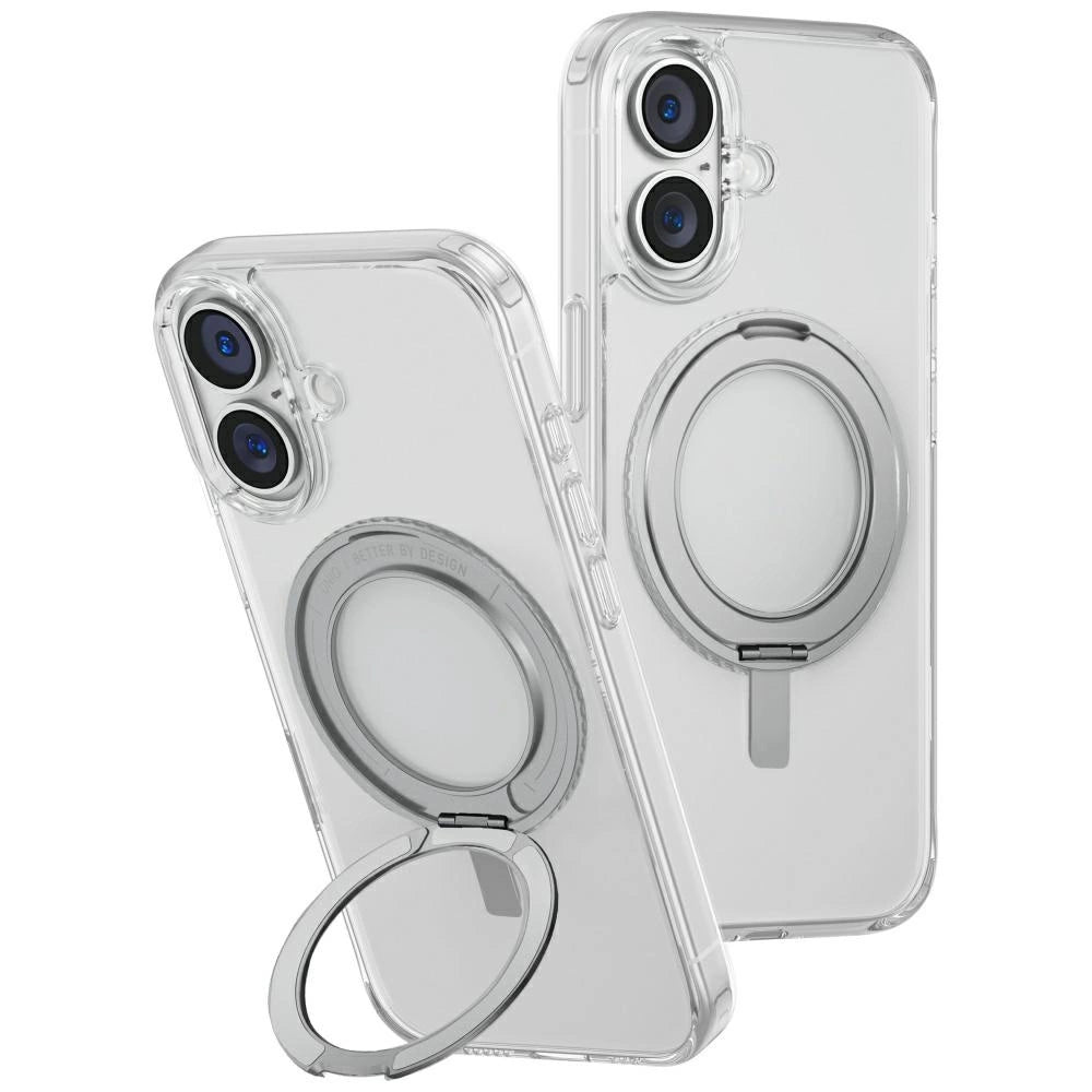 Uniq Swivix 360 Rotating Kickstand Case til iPhone 16 Plus - klar