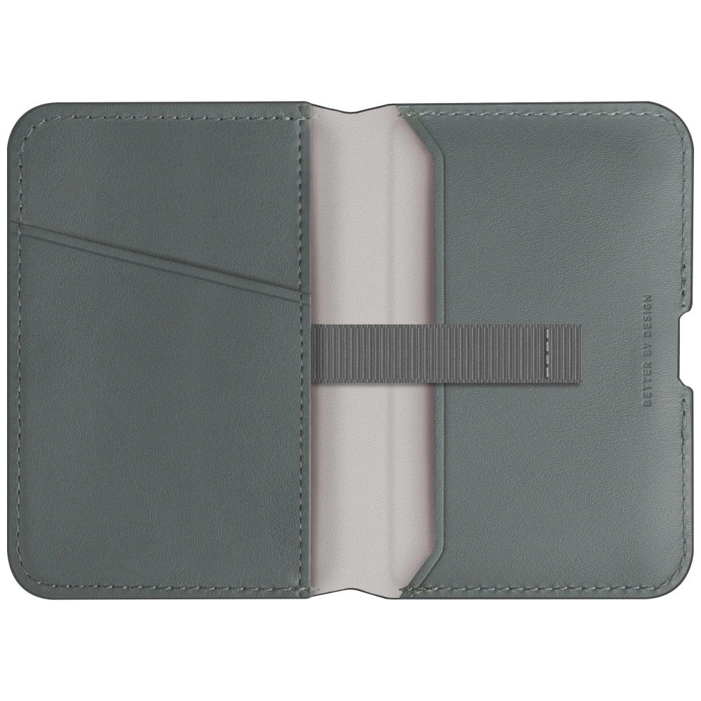 Uniq Lyden DS RFID Magnetic Wallet med Telefonstativ - Grøn