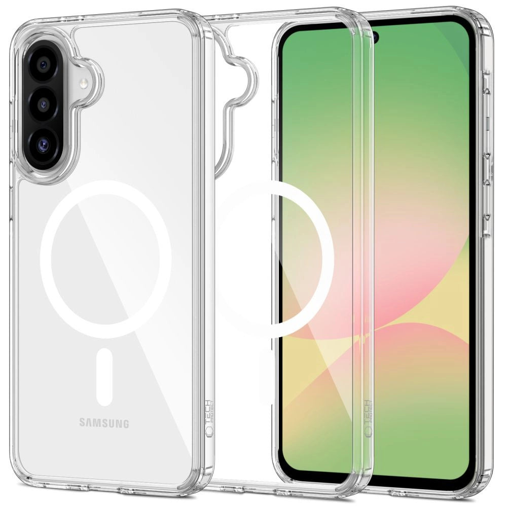 Tech-Protect FlexAir Hybrid MagSafe Case til Samsung Galaxy A36 5G - Gennemsigtig
