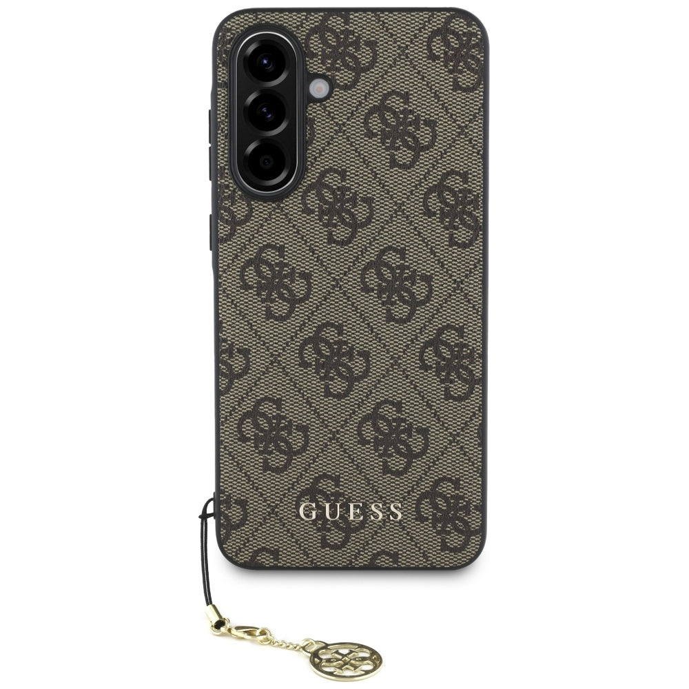 Guess 4G Charms Collection Case til Samsung Galaxy A56 - Brunt