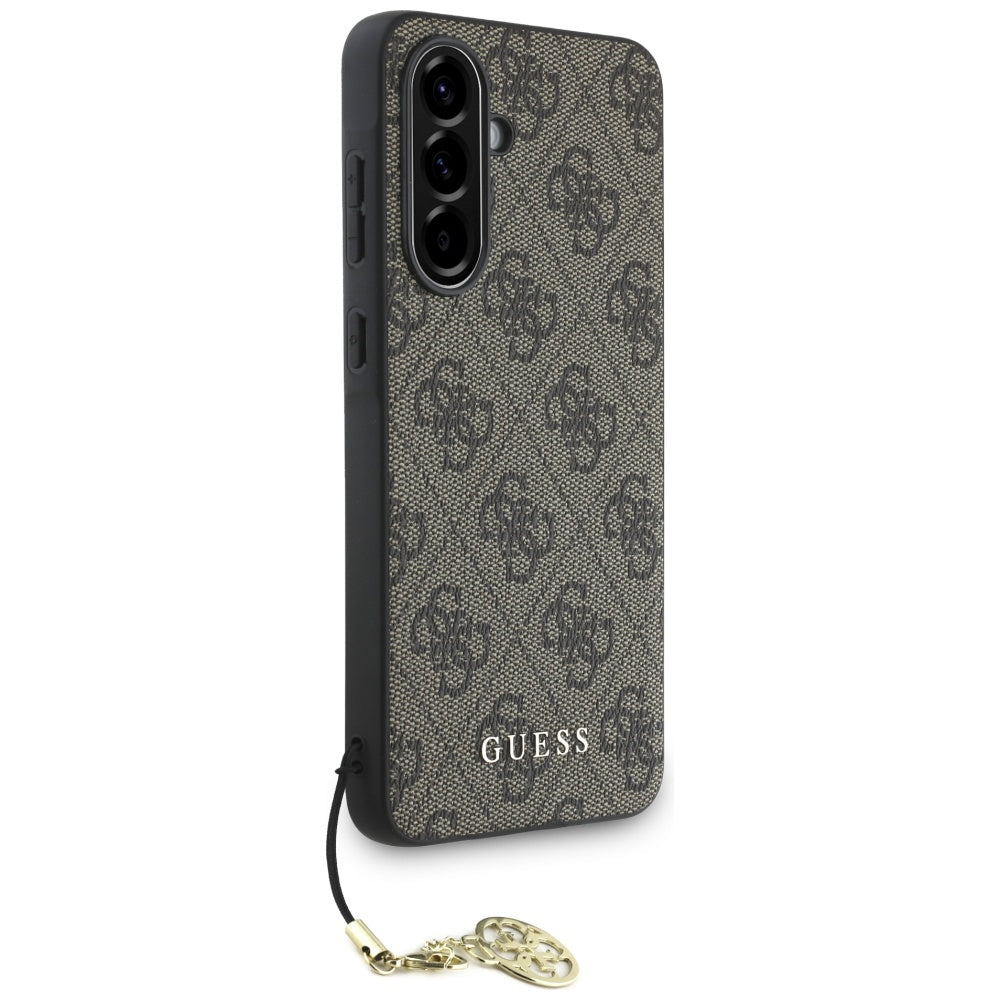 Guess 4G Charms Collection Case til Samsung Galaxy A56 - Brunt
