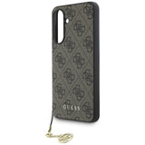 Guess 4G Charms Collection Case til Samsung Galaxy A56 - Brunt
