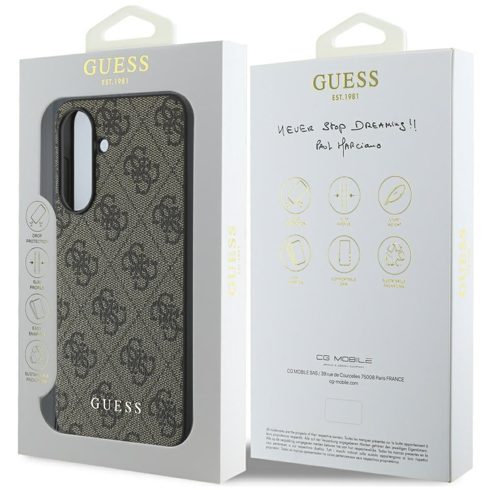 Guess 4G Charms Collection Case til Samsung Galaxy A56 - Brunt