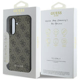 Guess 4G Charms Collection Case til Samsung Galaxy A56 - Brunt