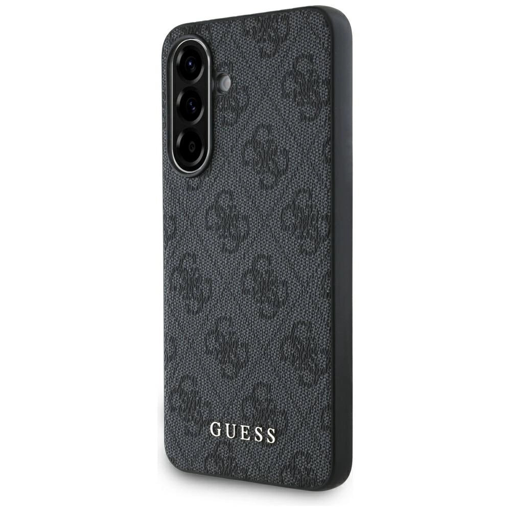 Guess 4G Metal Gold Logo Case til Samsung Galaxy A56 - sort