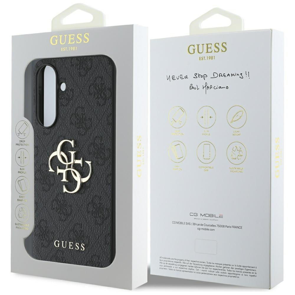 Guess Big 4G Logo Classic Logo Case til Samsung Galaxy A36 - sort