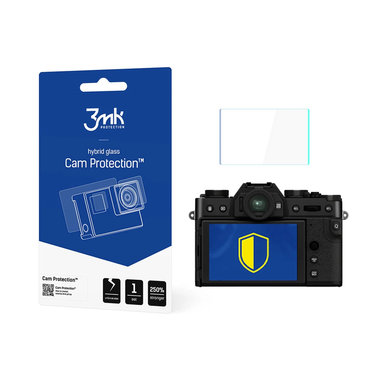 3mk Cam Protection Glass på FujiFilm X-T30 II
