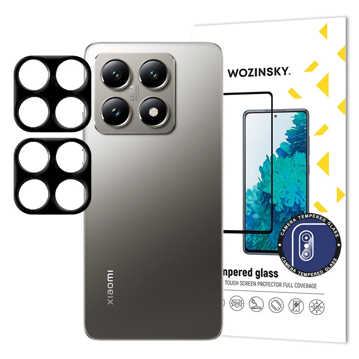 Wozinsky Full Camera Glass til Xiaomi 14T, 2-pakke