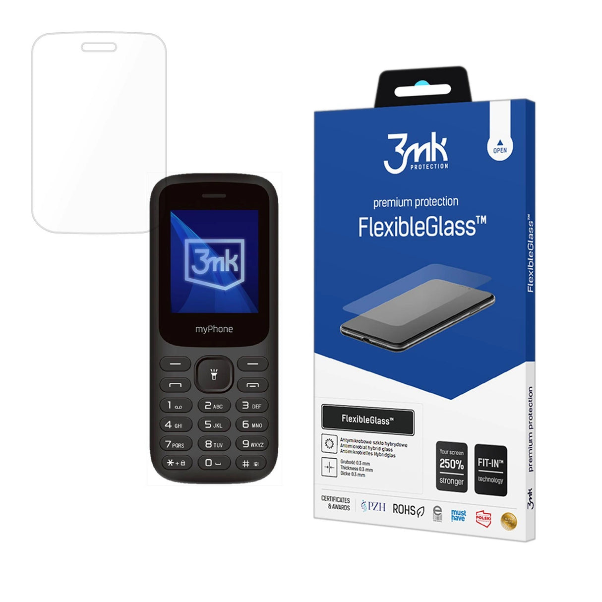 Hybridglas 3mk FlexibleGlass til MyPhone 2220