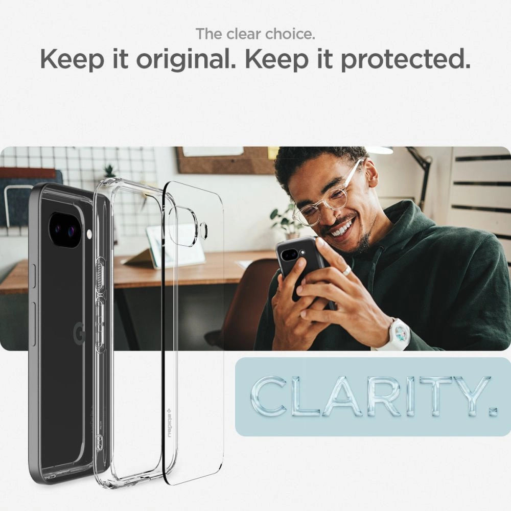 Spigen Ultra Hybrid Case til Google Pixel 9A - klar