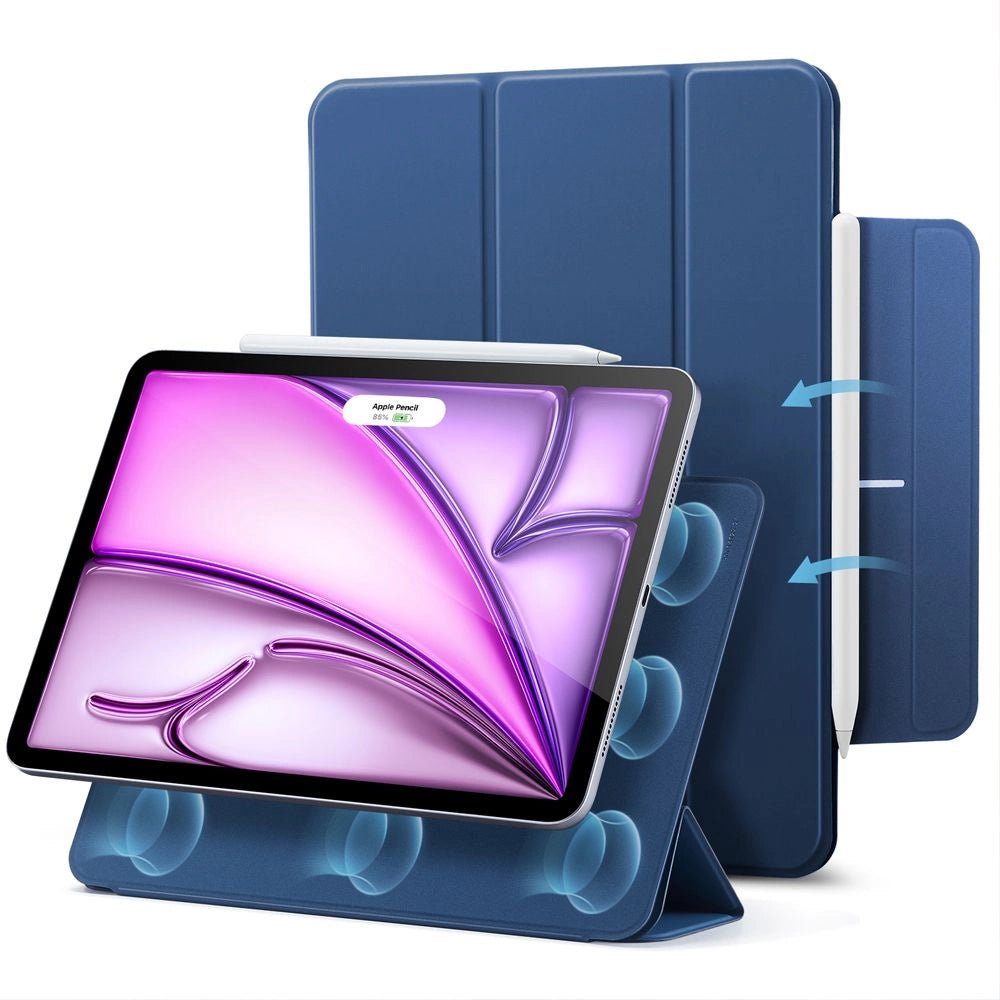ESR Rebound Magnetisk Case til iPad Pro 12.9  2020 / 2021 / 2022 / iPad Air 13  2024 / 2025 - Blå