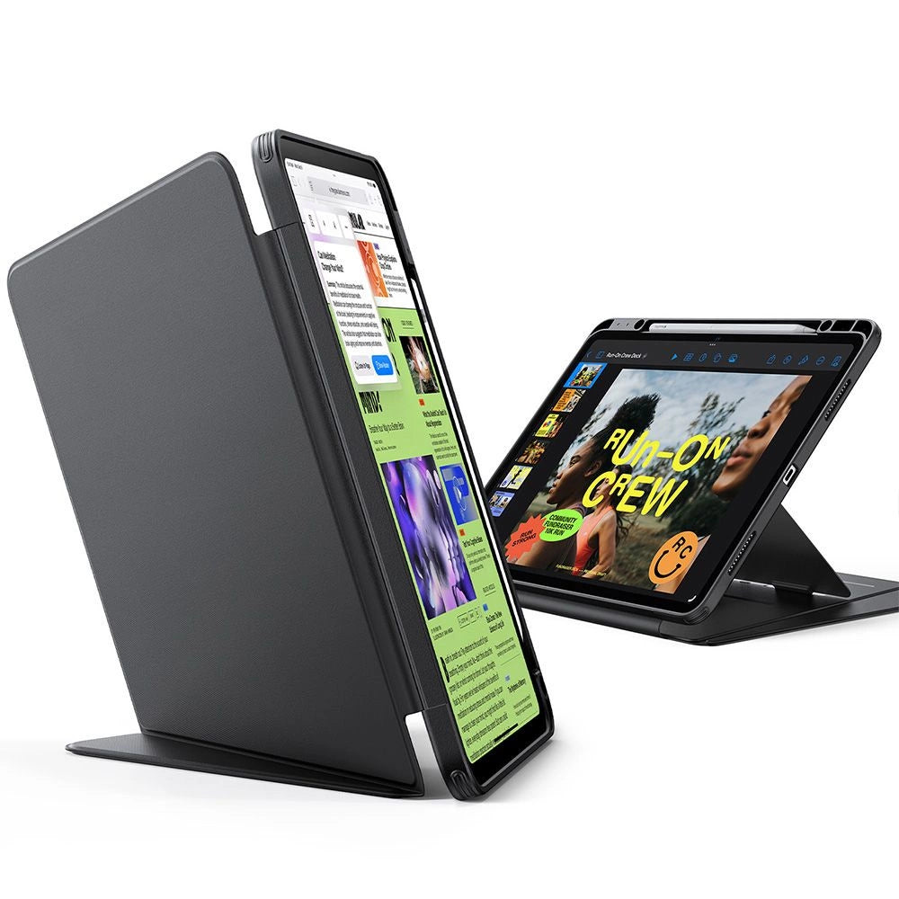ESR Flip Hybrid Case til iPad Air 13" 1 / 2 (gen.) 2024-2025 - sort