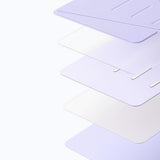 ESR Flip Hybrid Case til iPad Air 13" (2024/2025/2026) - lilla