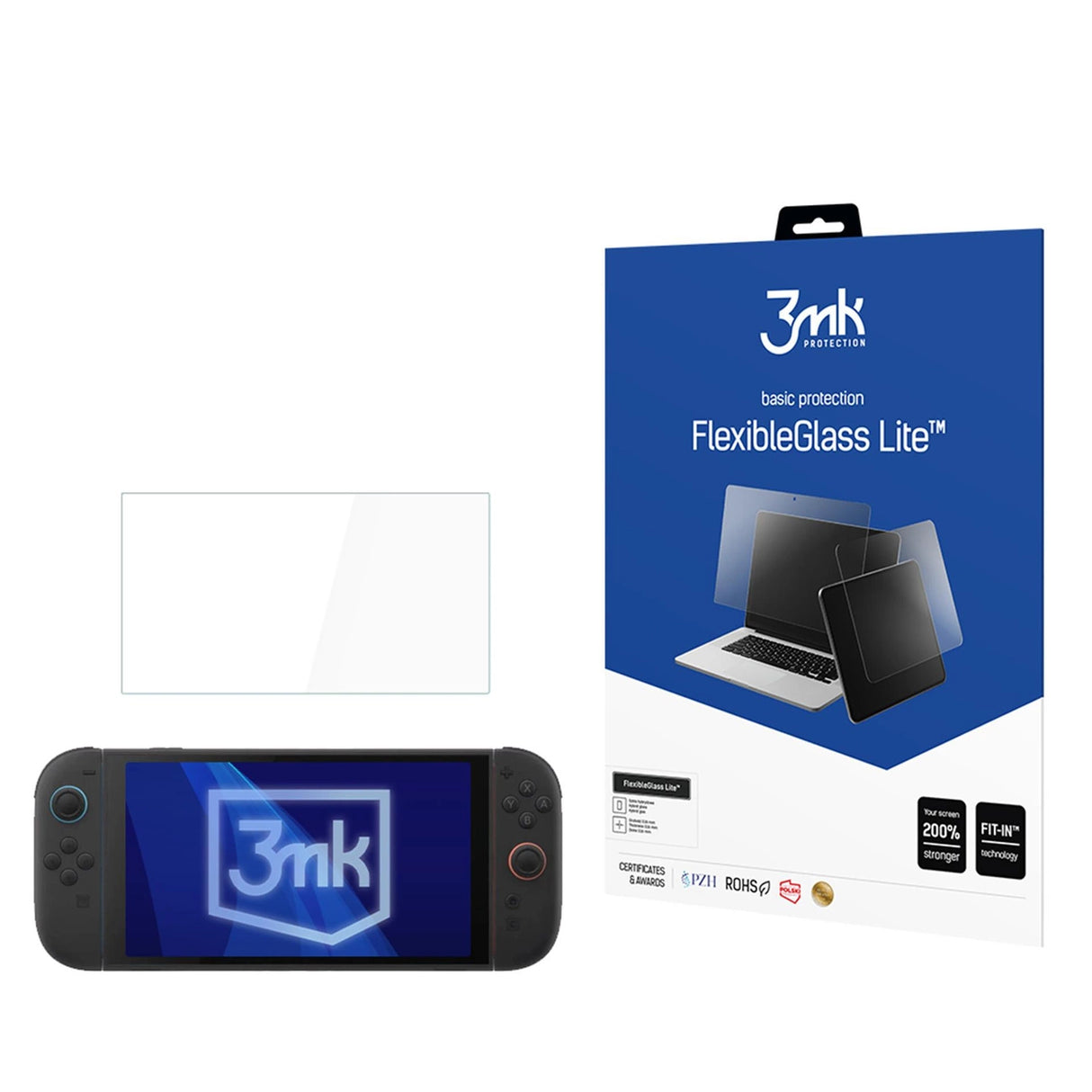 Hybrid glass 3mk FlexibleGlass Lite til Nintendo Switch 2