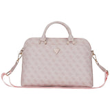 Guess 4G Zipper lommetriangel Logo 15" Laptop Bag - Pink