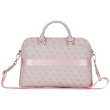Guess 4G Zipper lommetriangel Logo 15" Laptop Bag - Pink