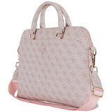 Guess 4G Zipper lommetriangel Logo 15" Laptop Bag - Pink