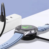 Tech-Protect MC03 UltraBoost Induktiv oplader til Samsung Galaxy Watch USB-C 100cm - sort