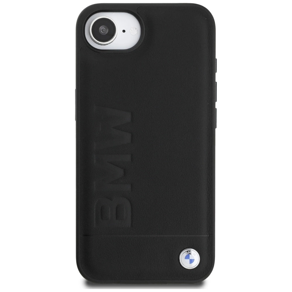 BMW læder iPhone 16e-hylster - sort
