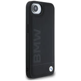 BMW læder iPhone 16e-hylster - sort
