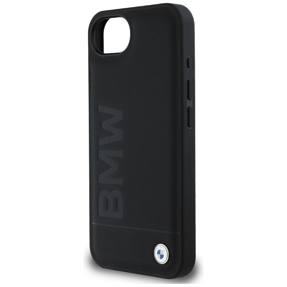 BMW læder iPhone 16e-hylster - sort