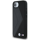 BMW overdimensioneret Stripes MagSafe-fodral til iPhone 16e - sort