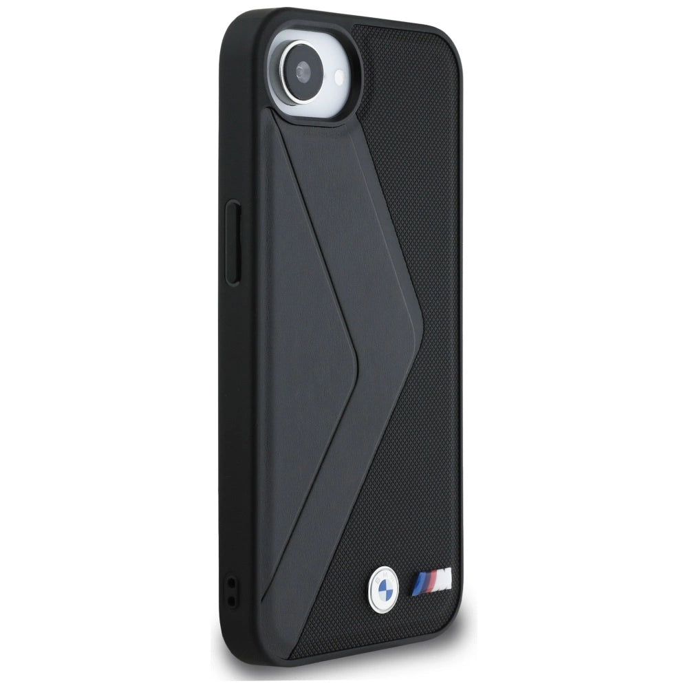 BMW overdimensioneret Stripes MagSafe-fodral til iPhone 16e - sort
