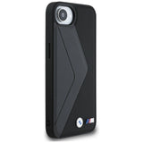 BMW overdimensioneret Stripes MagSafe-fodral til iPhone 16e - sort