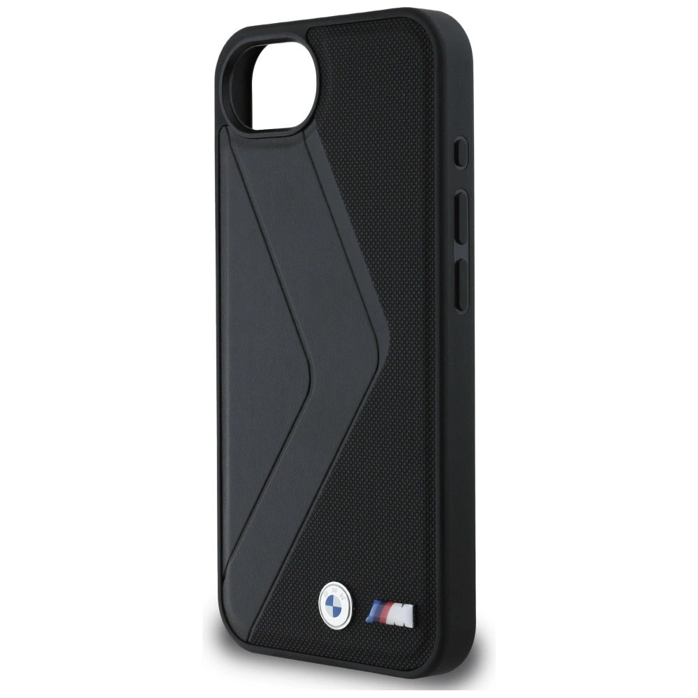 BMW overdimensioneret Stripes MagSafe-fodral til iPhone 16e - sort